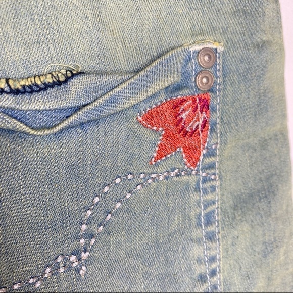 Festival Denim and Lace Short 90’s Y2K - Picture 13 of 15